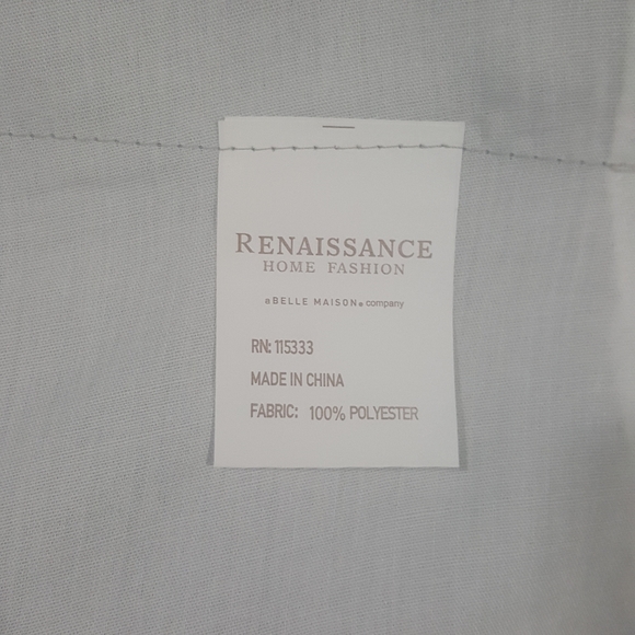 Renaissance 3 Piece Embroidered Swag Set - Picture 7 of 9